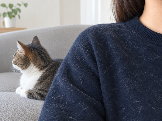 猫の抜け毛が服から消える洗濯術｜事前対策と洗濯機の簡単設定