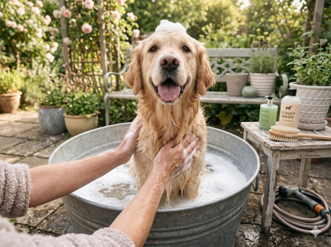 大型犬の臭い対策｜お風呂の頻度とニオイを消す洗い方のコツ