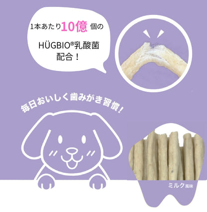 HÜGBIO乳酸菌入りデンタルケアガム やわらかタイプ SSサイズ