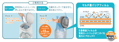 パッドロッカー （犬用防臭BOX）本体+取替カートリッジ3個パック